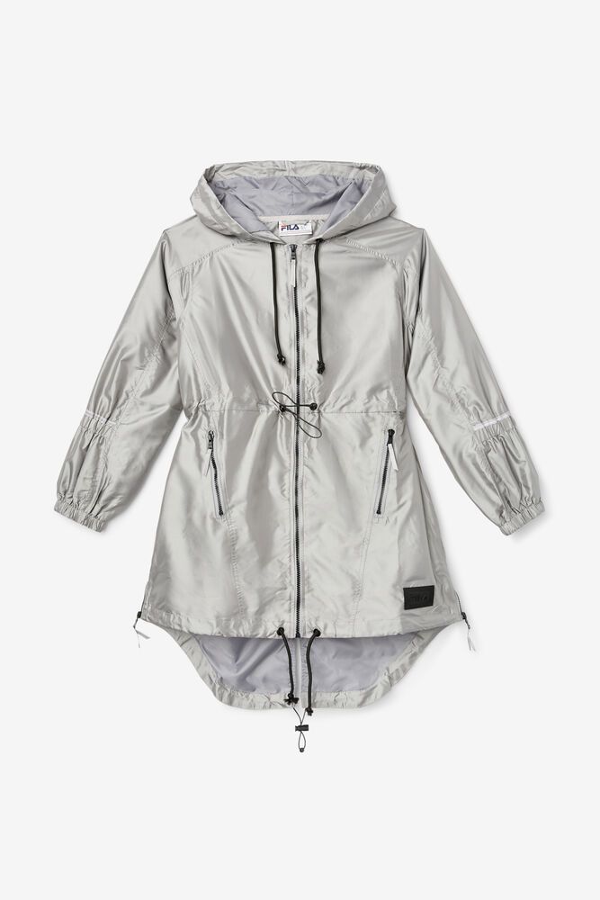 Fila Bunda Damske Elle Parka Strieborne - EHIUJ5901